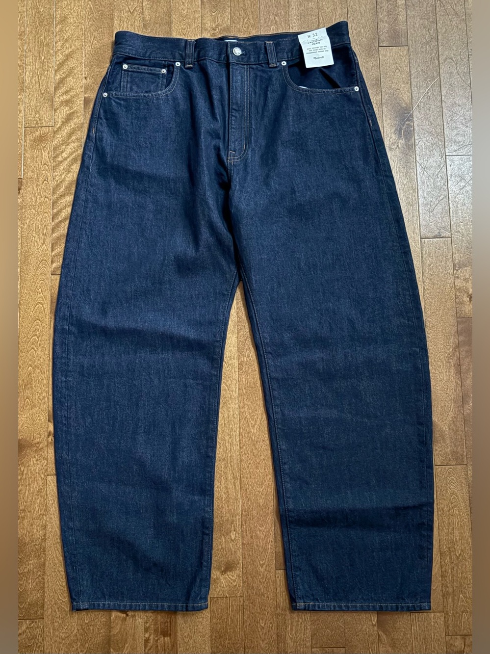 Madewell The Balloon Jean Dark Indigo Wash Size 32 NWT